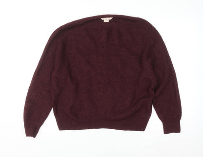 Womens UK Size 12 Mauvette Brown Pullover Jumper