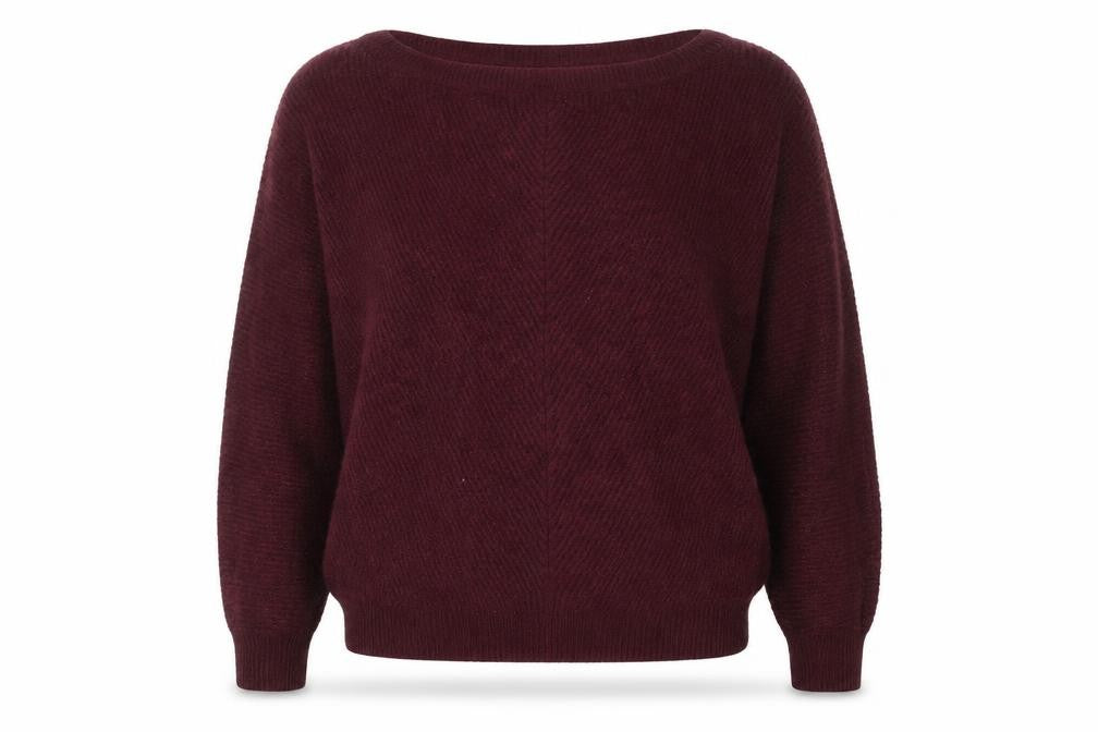 Womens UK Size 12 Mauvette Brown Pullover Jumper