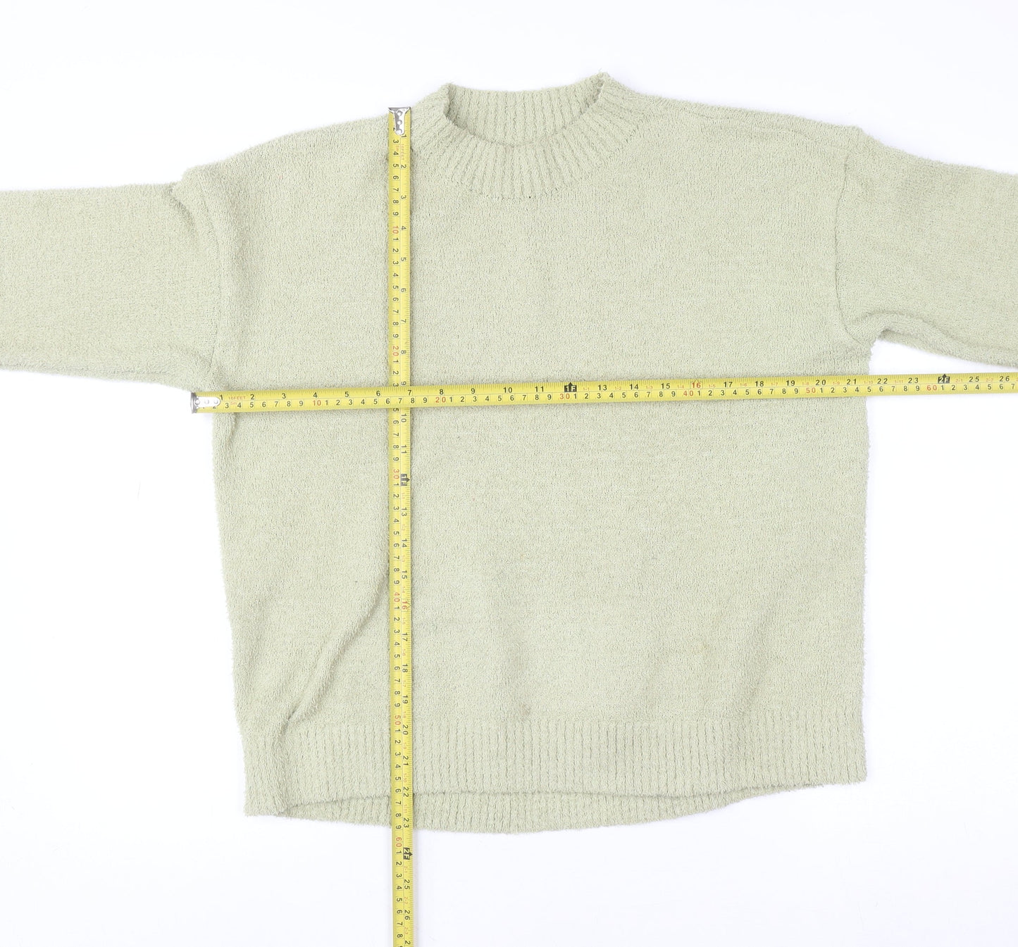 Womens UK Size S Uniqlo Green Pullover Jumper