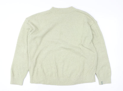 Womens UK Size S Uniqlo Green Pullover Jumper