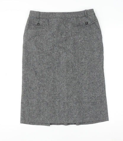 Womens UK Size 10 NEXT Straight & Pencil Tweed Skirt