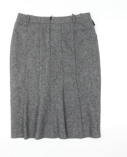 Womens UK Size 10 NEXT Straight & Pencil Tweed Skirt
