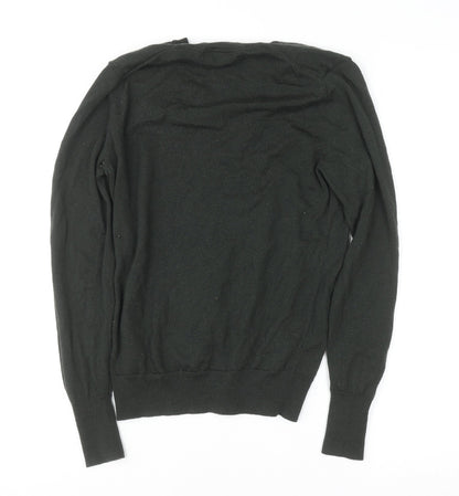 Womens UK Size S Uniqlo Black Pullover Jumper