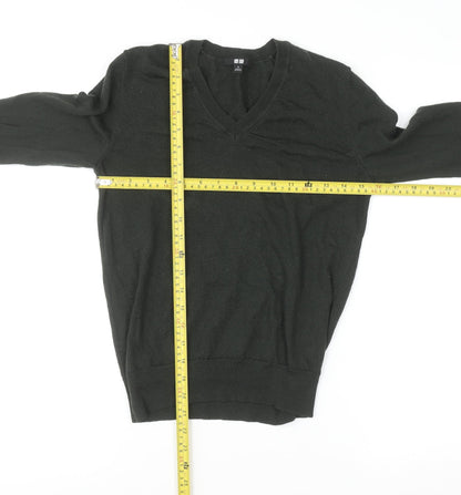 Womens UK Size S Uniqlo Black Pullover Jumper