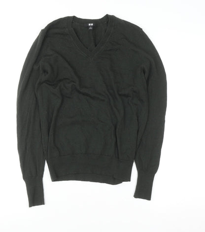 Womens UK Size S Uniqlo Black Pullover Jumper