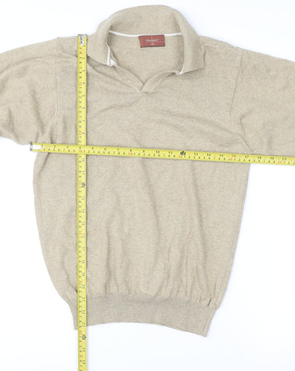 Womens UK Size M Marks and Spencer Beige Pullover Jumper
