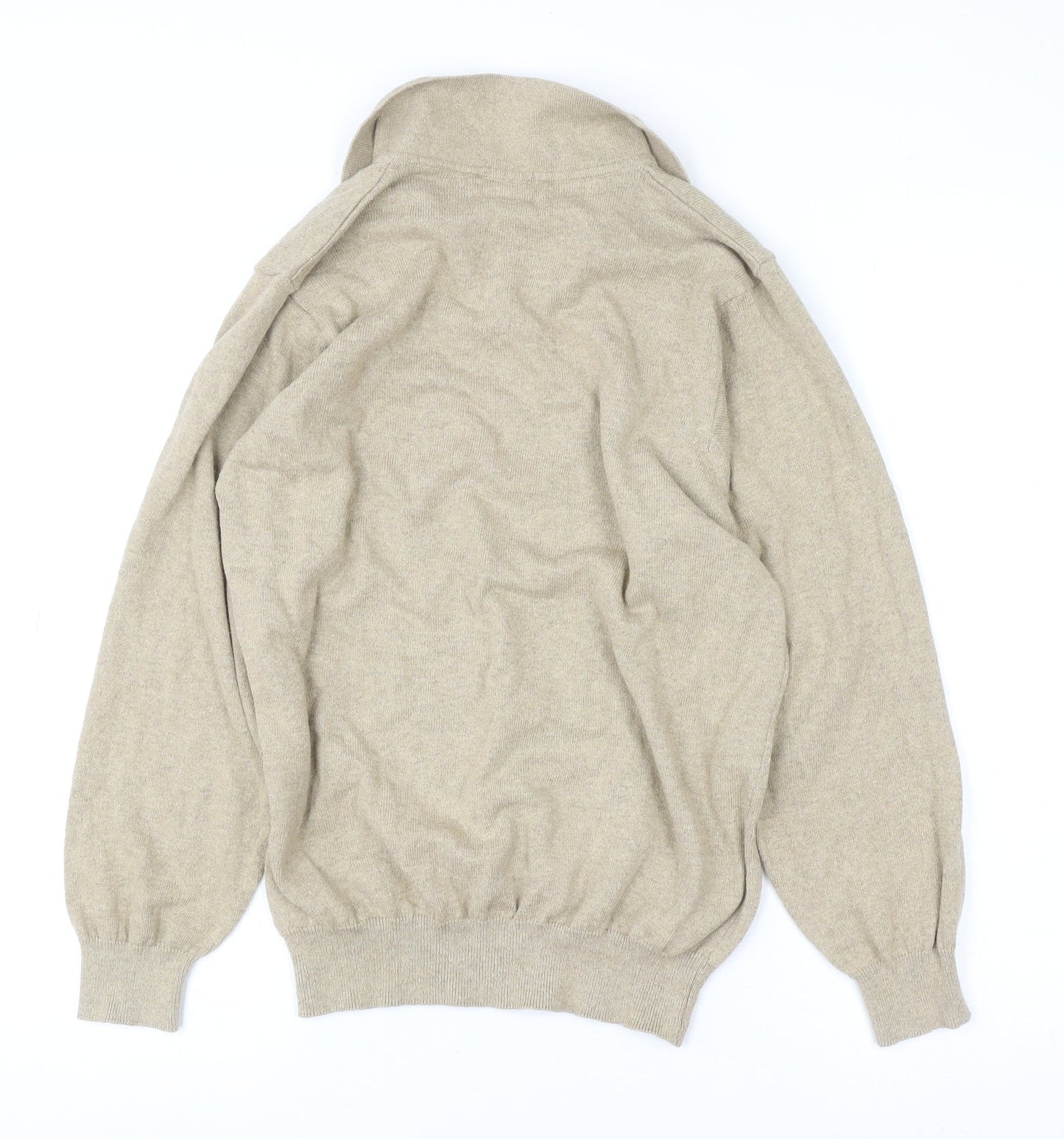 Womens UK Size M Marks and Spencer Beige Pullover Jumper