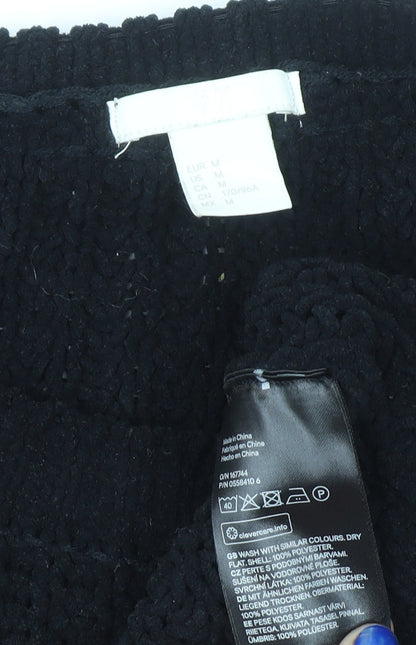Womens UK Size 12 H&M Black Pullover Jumper