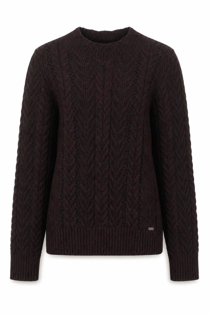 Womens UK Size S Superdry Brown Pullover Jumper