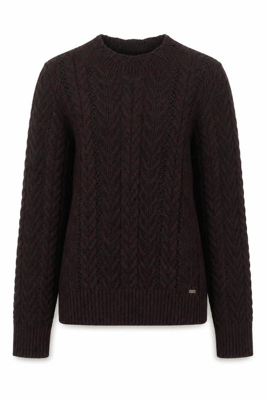 Womens UK Size S Superdry Brown Pullover Jumper