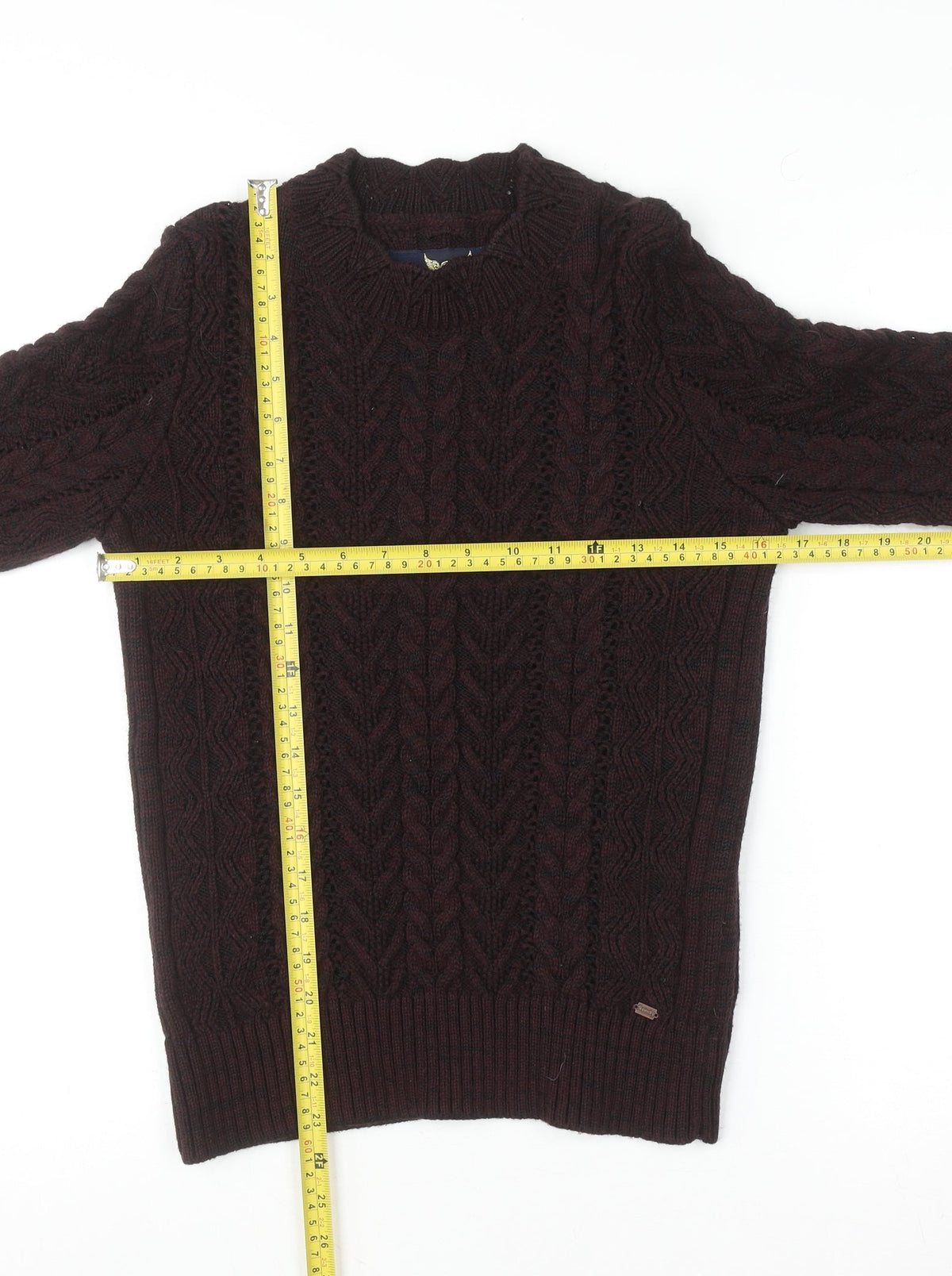 Womens UK Size S Superdry Brown Pullover Jumper
