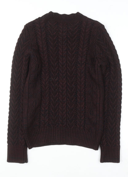 Womens UK Size S Superdry Brown Pullover Jumper