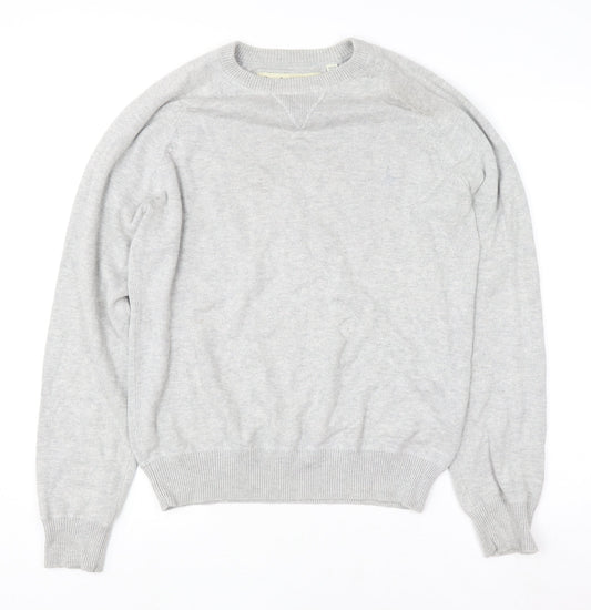 Mens UK Size L Jack Wills Grey Pullover Jumper