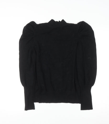 Womens UK Size 12 Dorothy Perkins Black Basic Blouse
