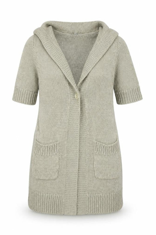 Womens UK Size XS Jigsaw Beige Cardigan Jumper