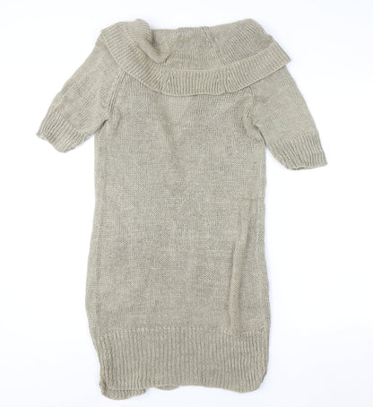 Womens UK Size XS Jigsaw Beige Cardigan Jumper