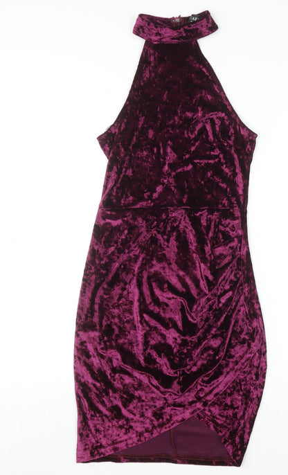 Womens UK Size 8 Scarlet Rocks Bodycon Dress