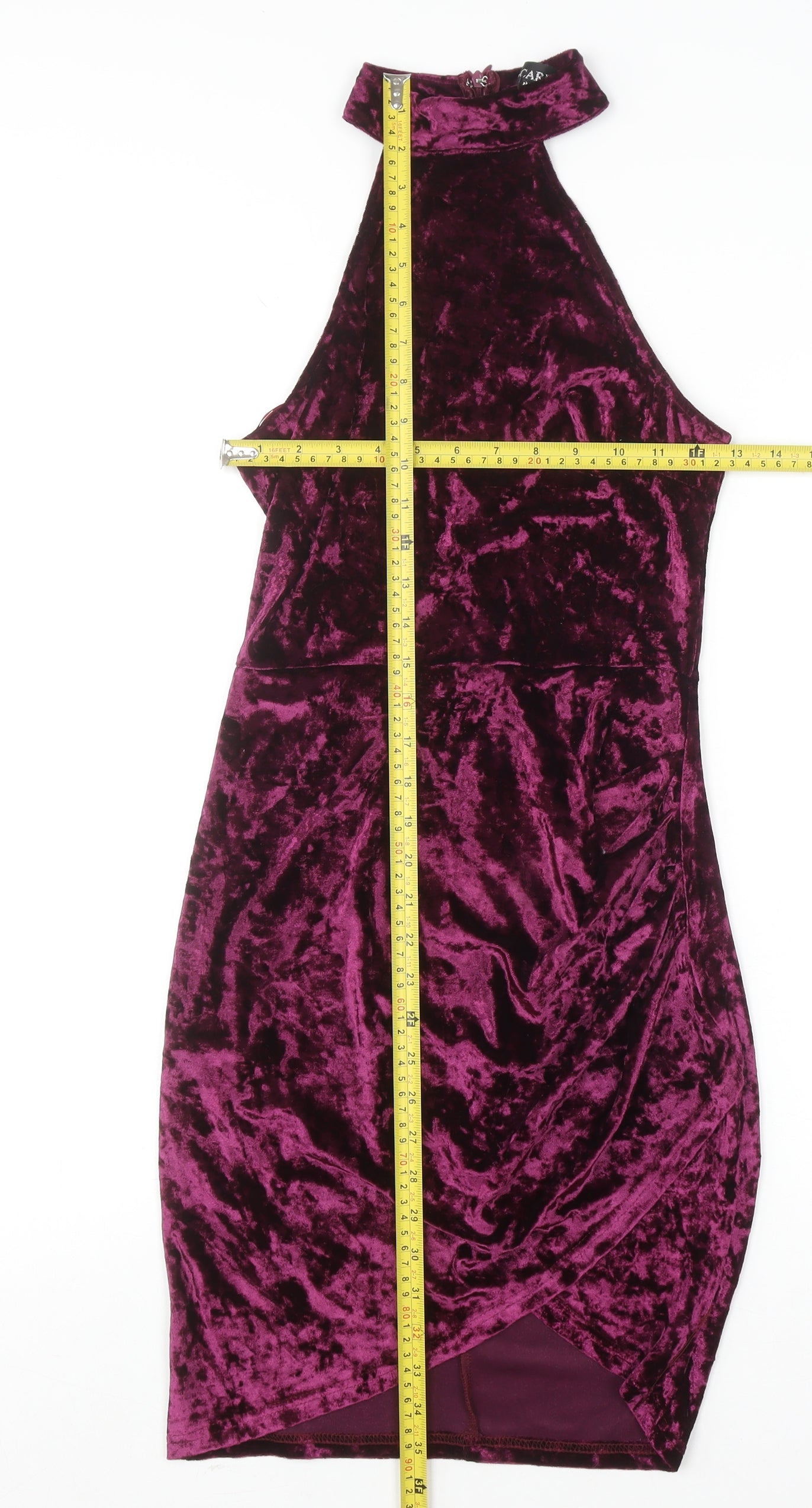 Womens UK Size 8 Scarlet Rocks Bodycon Dress