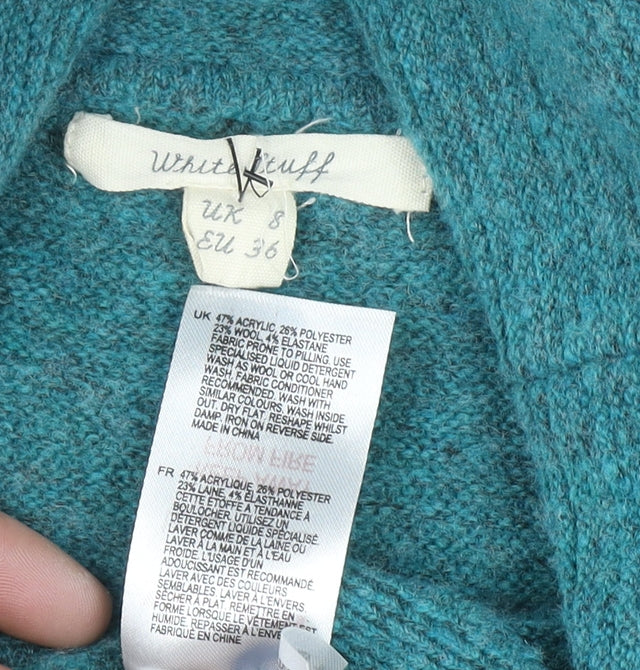 Womens UK Size 8 White Stuff Green Pullover Jumper
