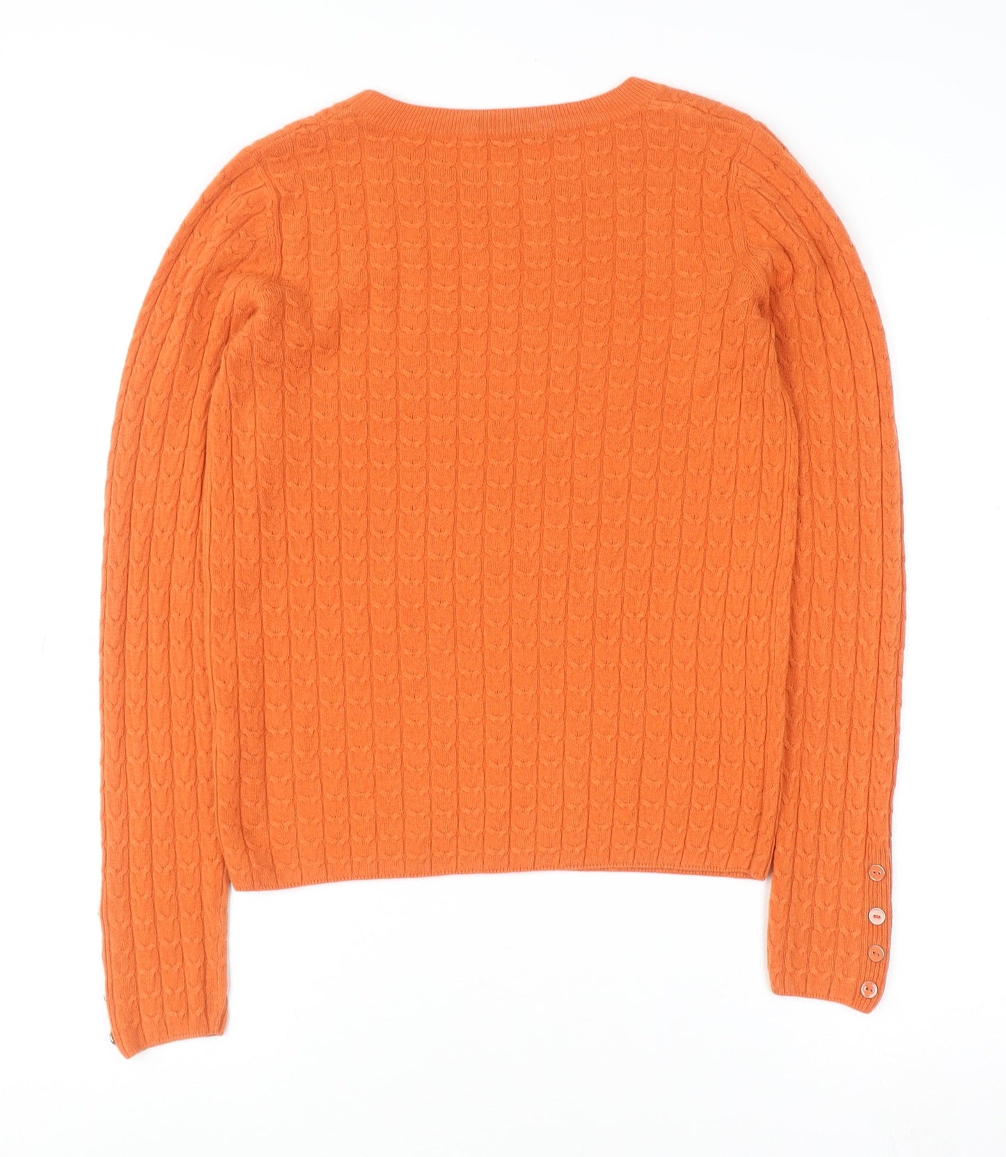 Womens UK Size 8 TU Orange Pullover Jumper