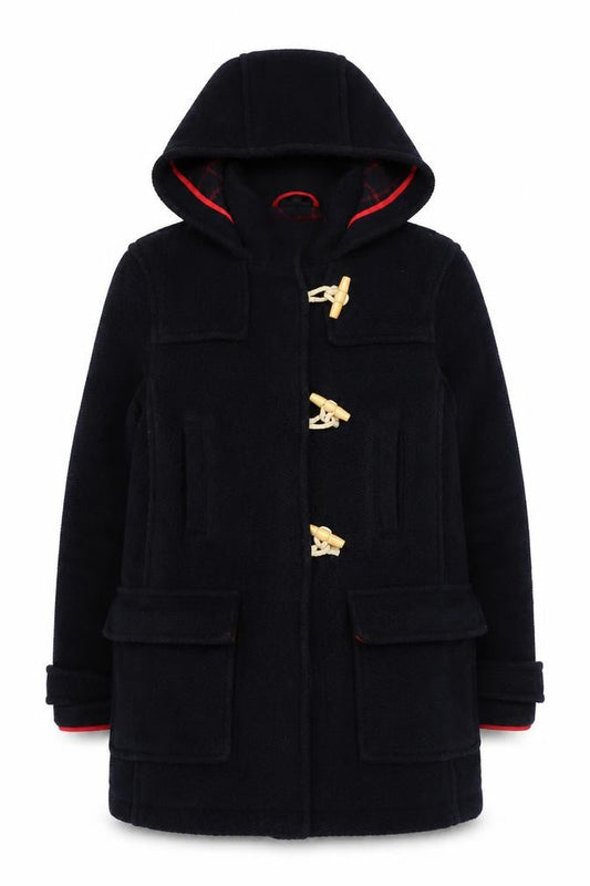 Womens UK Size 8 Topshop Black Duffle Coat