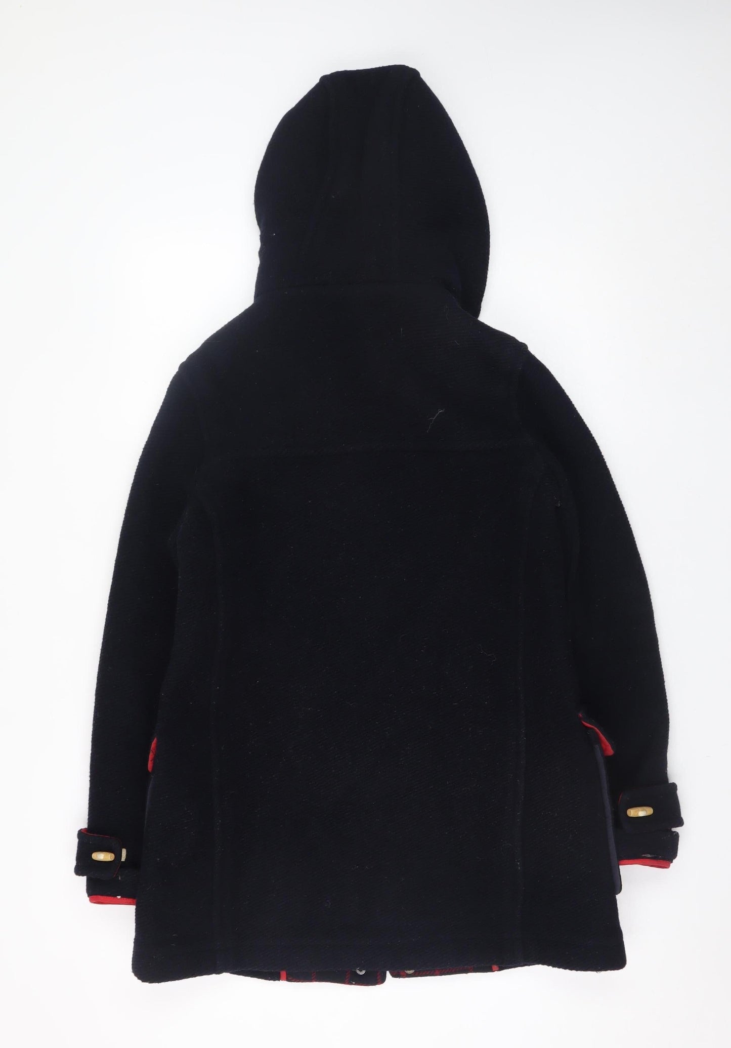 Womens UK Size 8 Topshop Black Duffle Coat