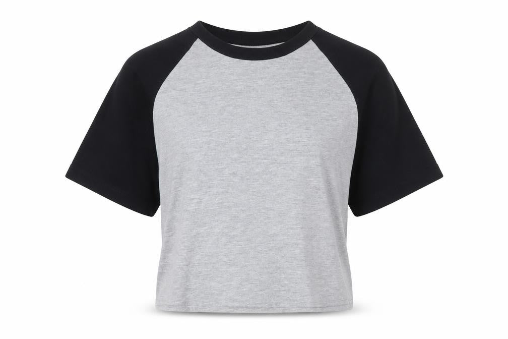 Womens UK Size 10 ASOS DESIGN Multicoloured Cropped T-Shirt