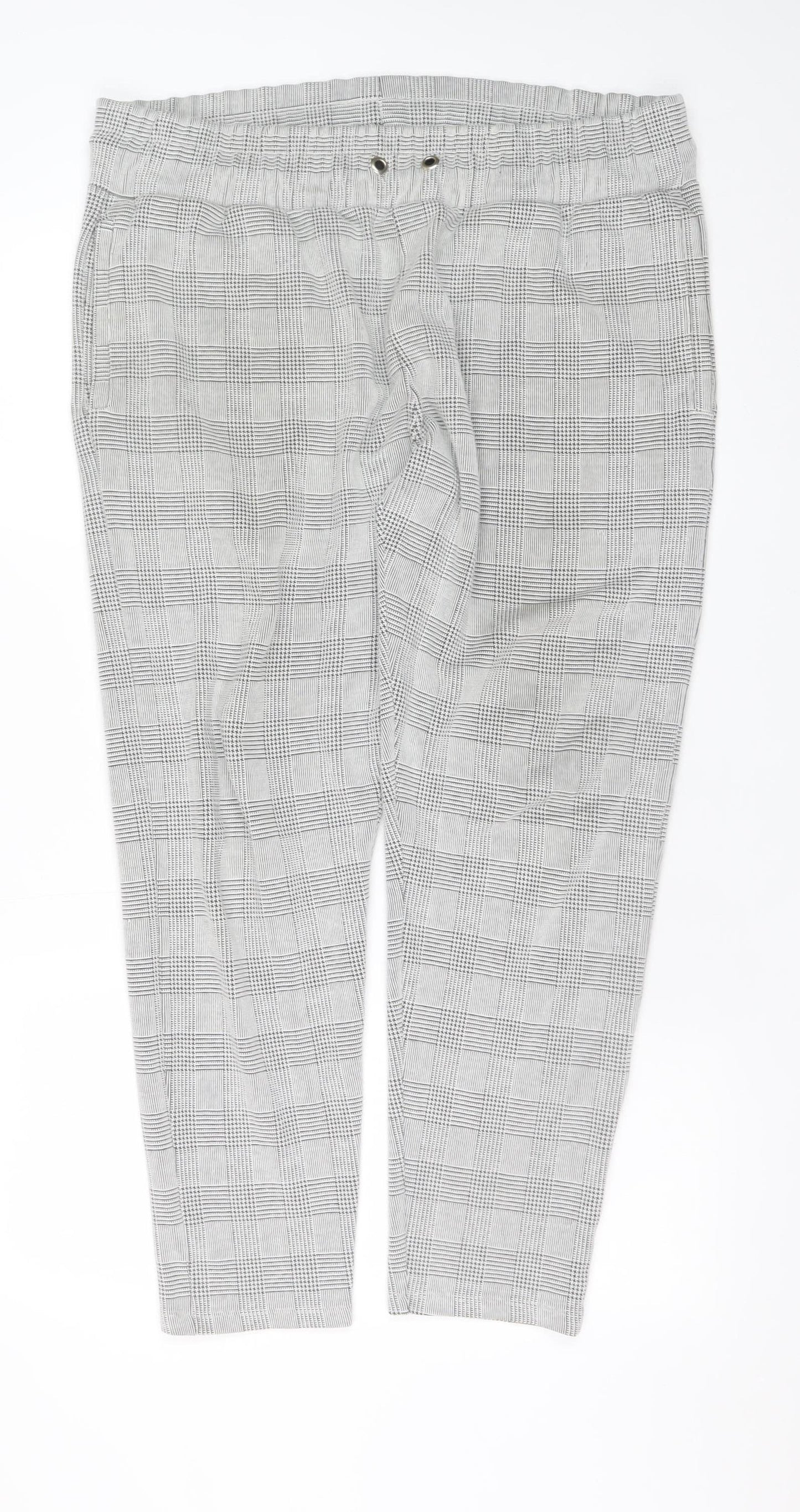 Mens UK Size XL River Island Slim Fit Chino Grey Trousers