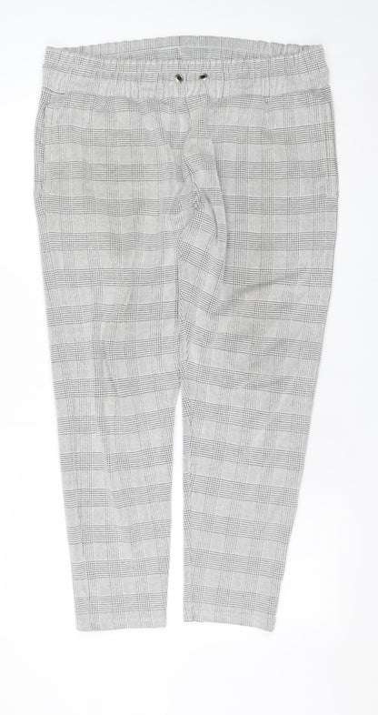 Mens UK Size XL River Island Slim Fit Chino Grey Trousers