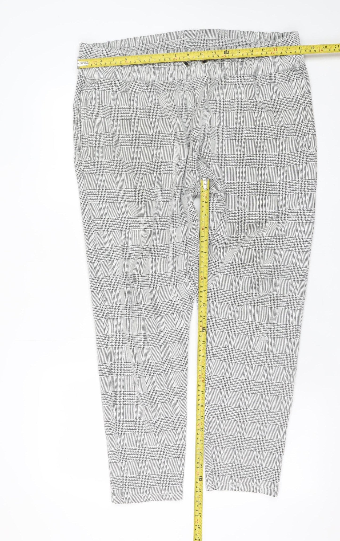 Mens UK Size XL River Island Slim Fit Chino Grey Trousers
