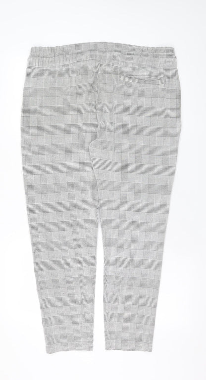 Mens UK Size XL River Island Slim Fit Chino Grey Trousers
