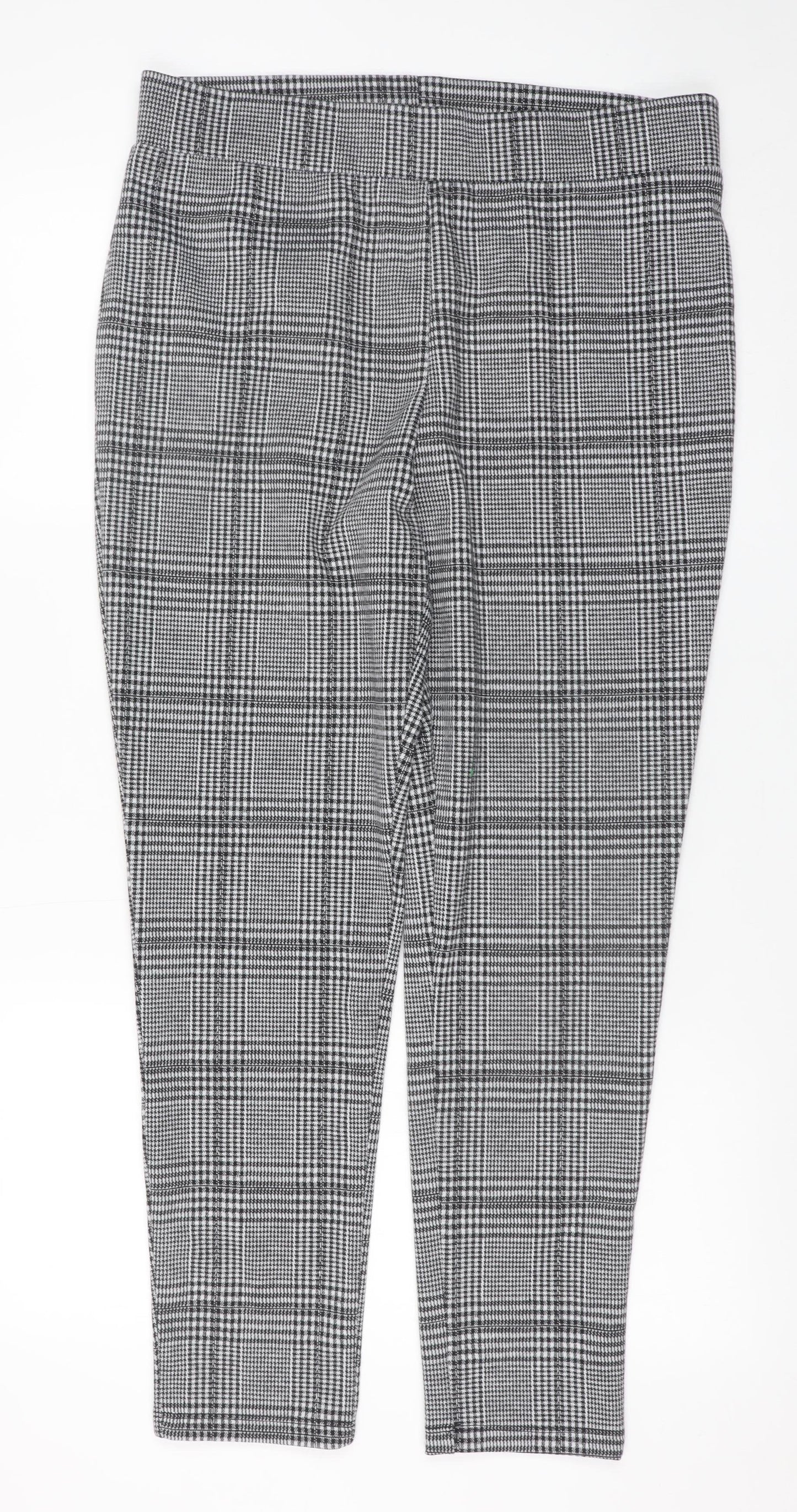 Womens UK Size 14 Studio Regular Fit Business Casual Workwear Grey Trousers