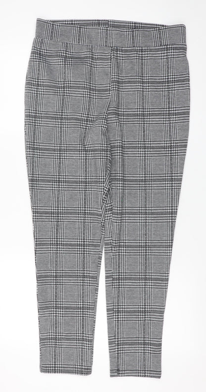Womens UK Size 14 Studio Regular Fit Business Casual Workwear Grey Trousers
