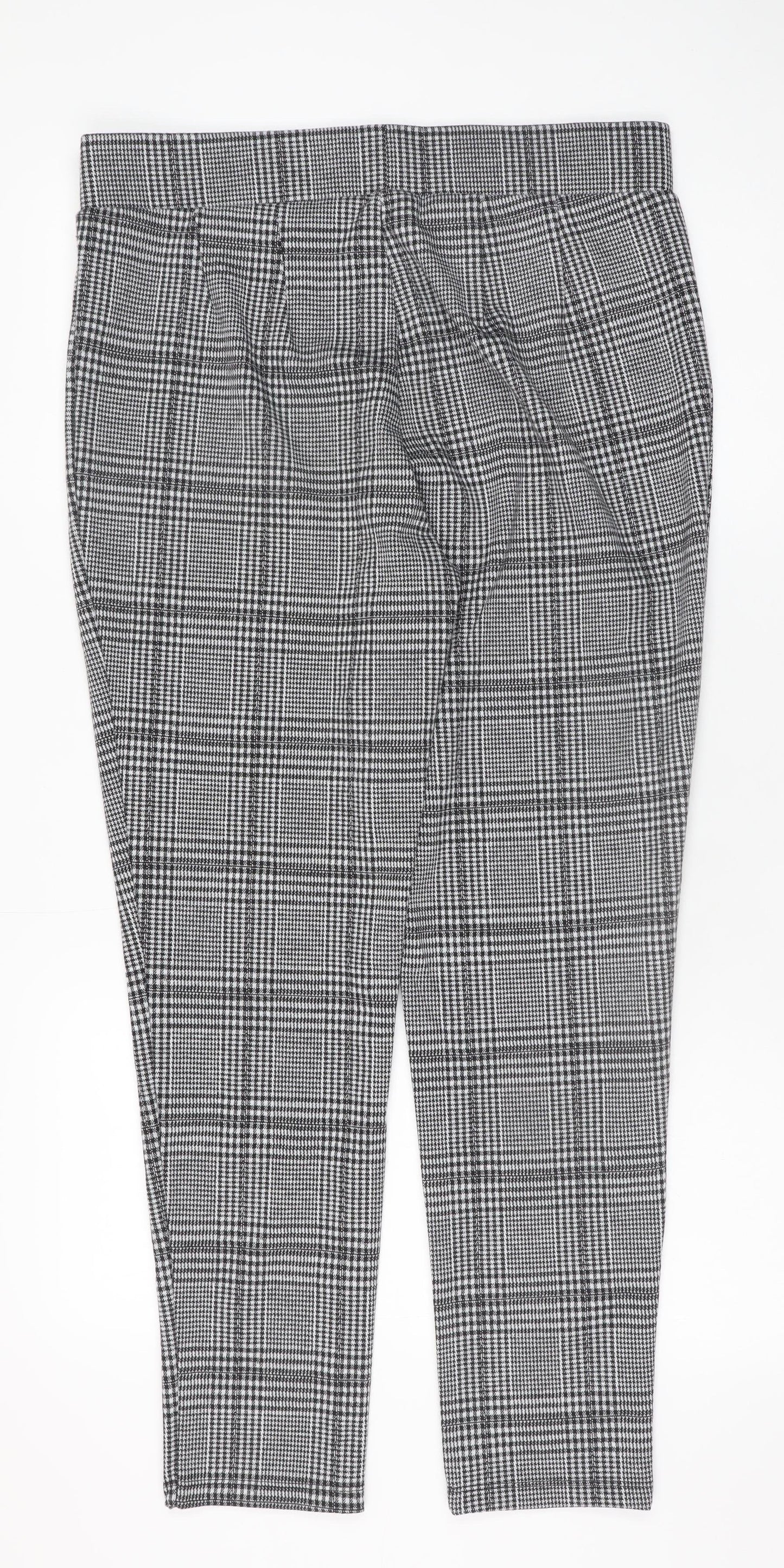 Womens UK Size 14 Studio Regular Fit Business Casual Workwear Grey Trousers