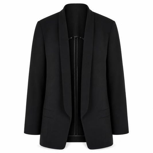 ASOS Women’s Black Size 14 Slim Fit Mid-Length Blazer Jacket