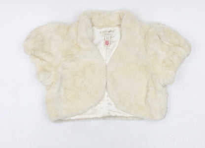 Girls UK Size 10-12 Years Monsoon Ivory Bolero
