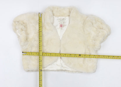 Girls UK Size 10-12 Years Monsoon Ivory Bolero