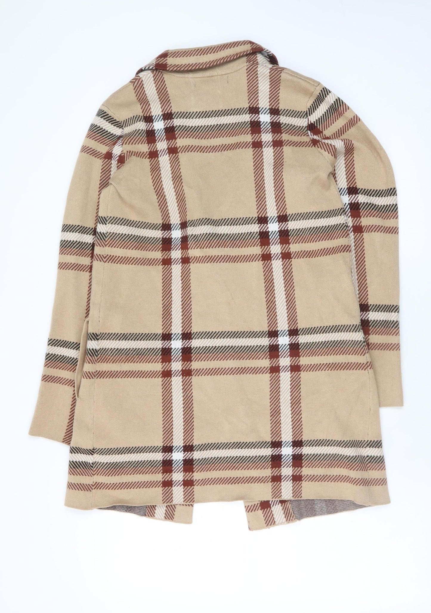 Womens UK Size S Tahari Beige Overcoat