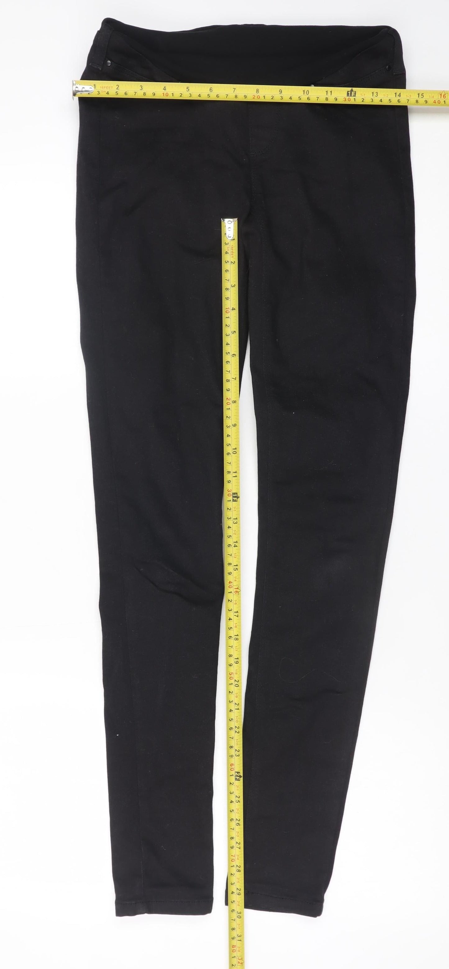 Womens UK Size 8 Seraphine Slim Fit Jegging Black Jeans