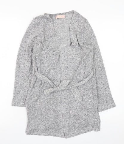 Teens UK Size 10 Lipsy Grey Cardigan Jumper