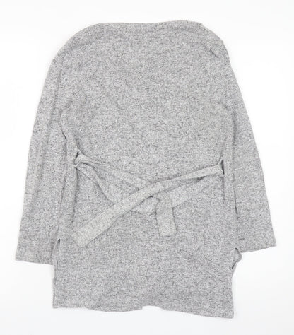 Teens UK Size 10 Lipsy Grey Cardigan Jumper