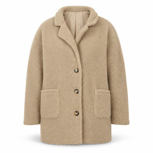 Womens UK Size 14 In the Style Beige Overcoat