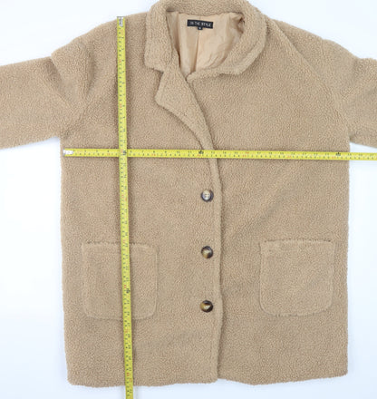 Womens UK Size 14 In the Style Beige Overcoat