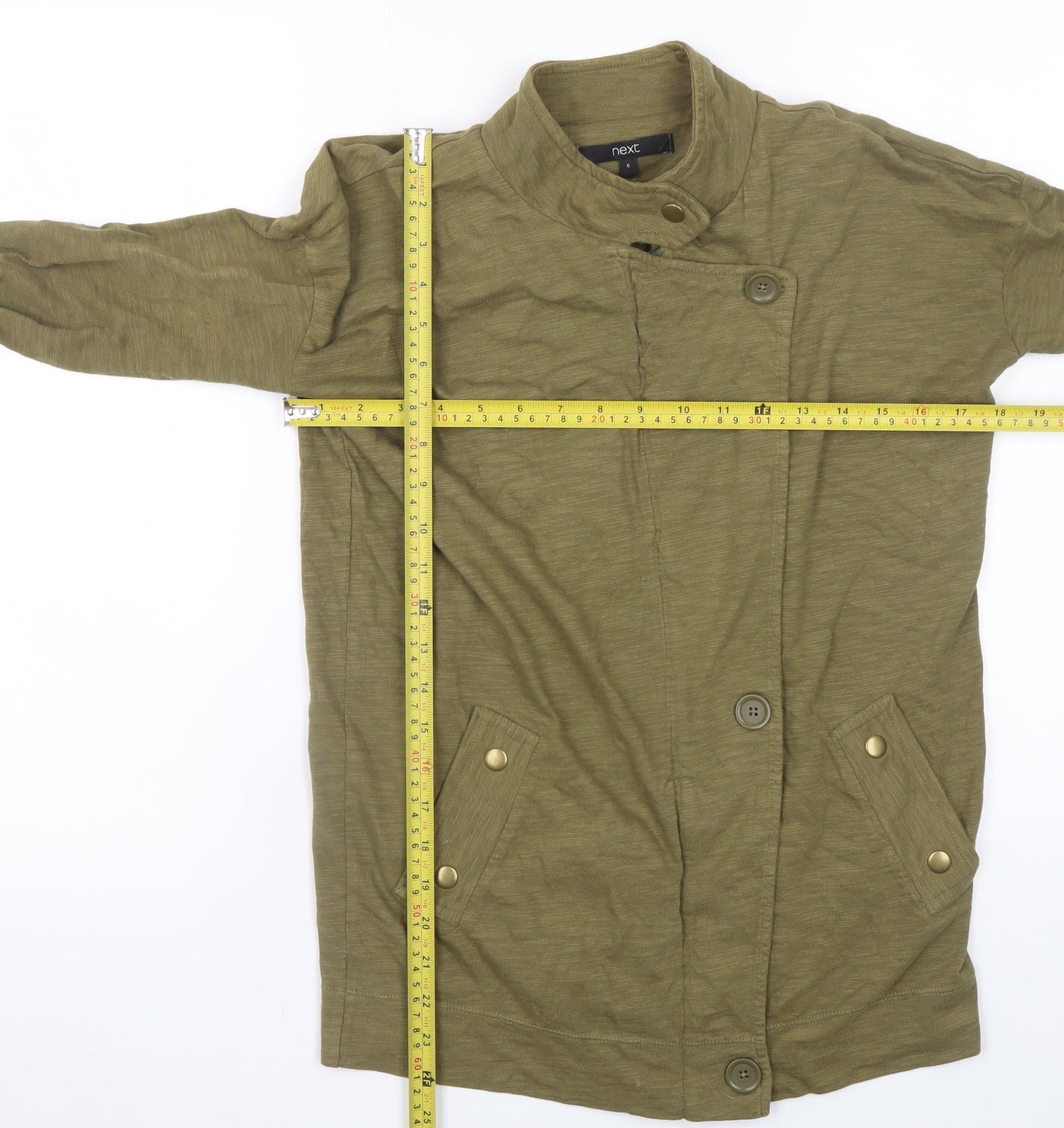 Womens UK Size 6 NEXT Green Basic Jacket