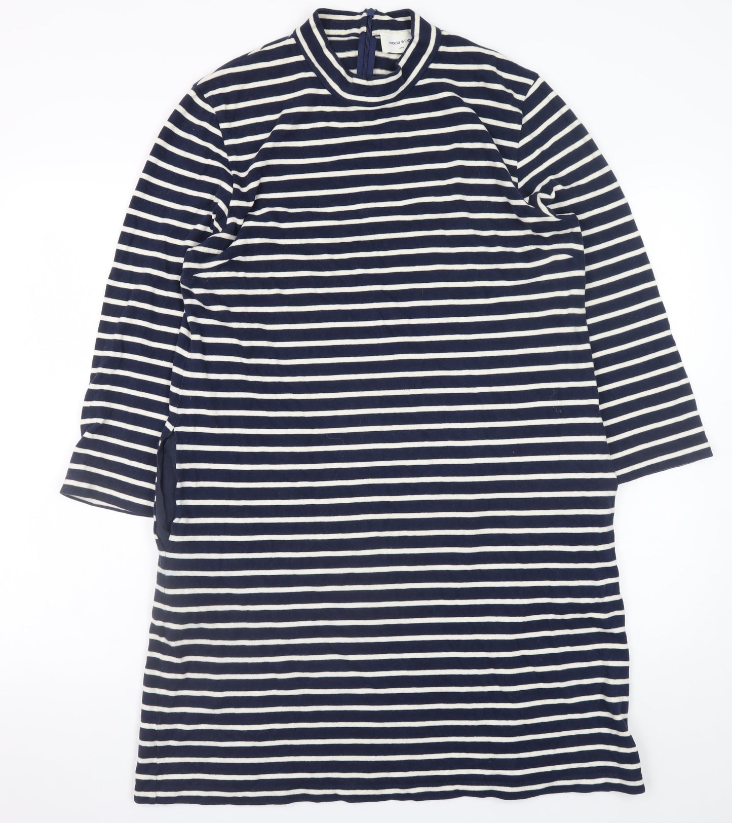 Womens UK Size L Wood Wood T-Shirt Dress