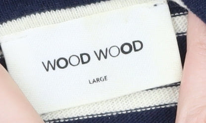 Womens UK Size L Wood Wood T-Shirt Dress