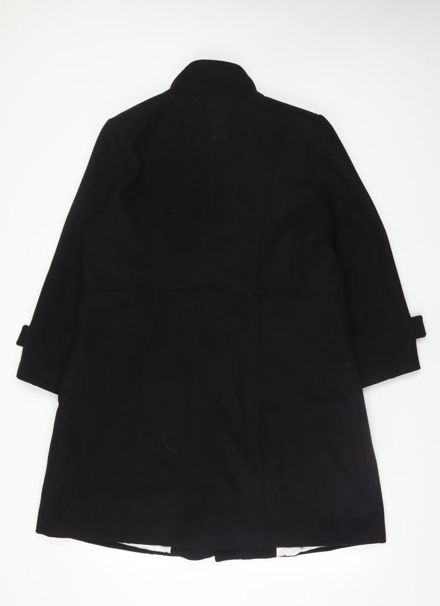 Womens UK Size 16 Finesse Black Overcoat