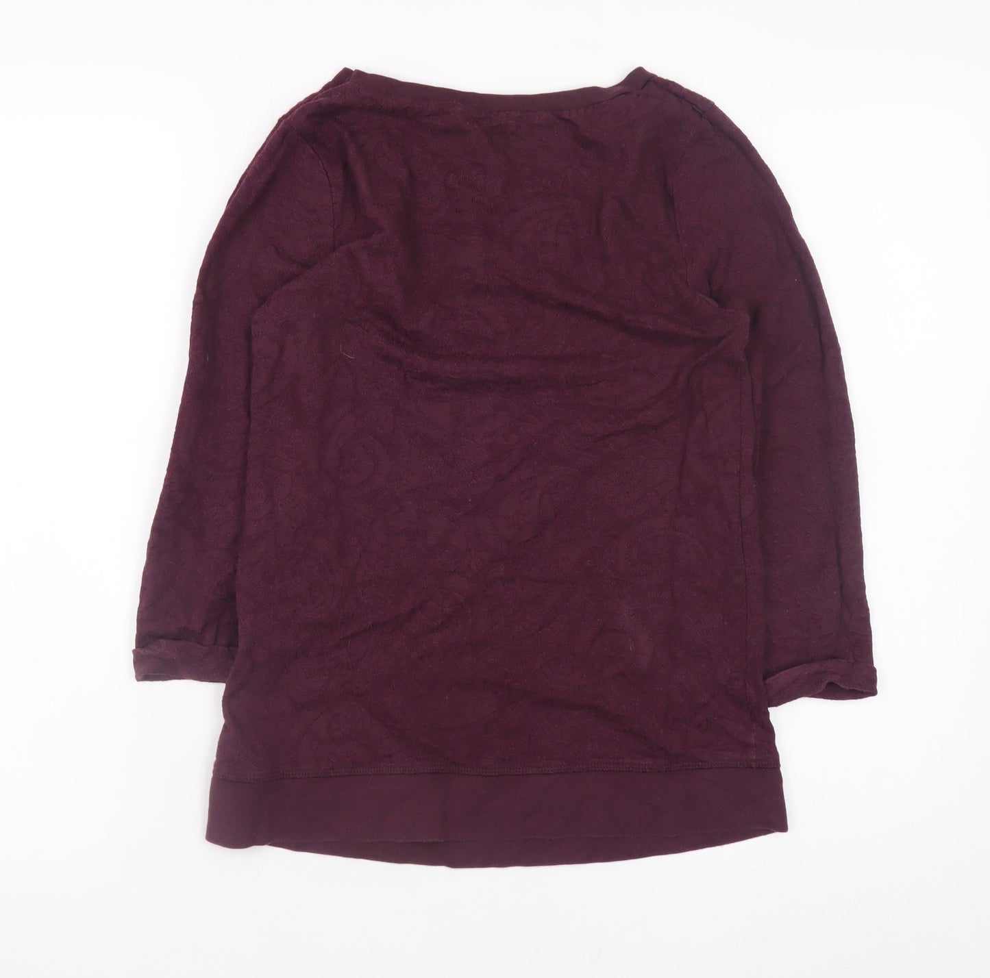 Womens UK Size 8 Dorothy Perkins Purple Basic Blouse