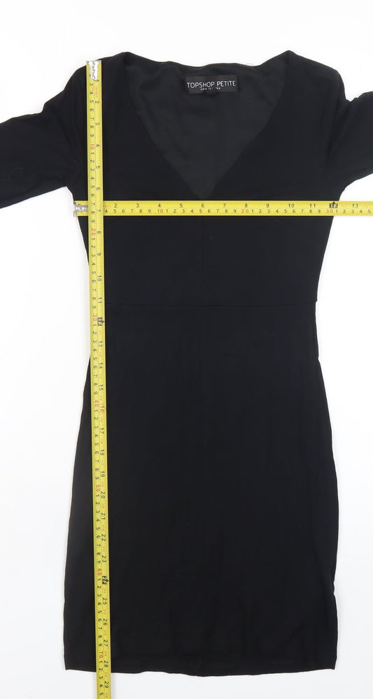 Womens UK Size 6 Topshop Bodycon Dress