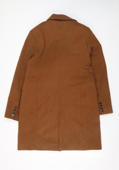 Womens UK Size 12 Warehouse Brown Overcoat